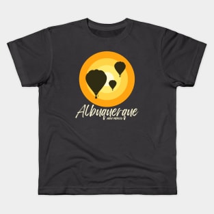 Albuquerque New Mexico Balloons Kids T-Shirt